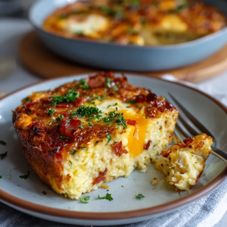 Keto-Friendly Low Carb Eggs Bake Recipe 1