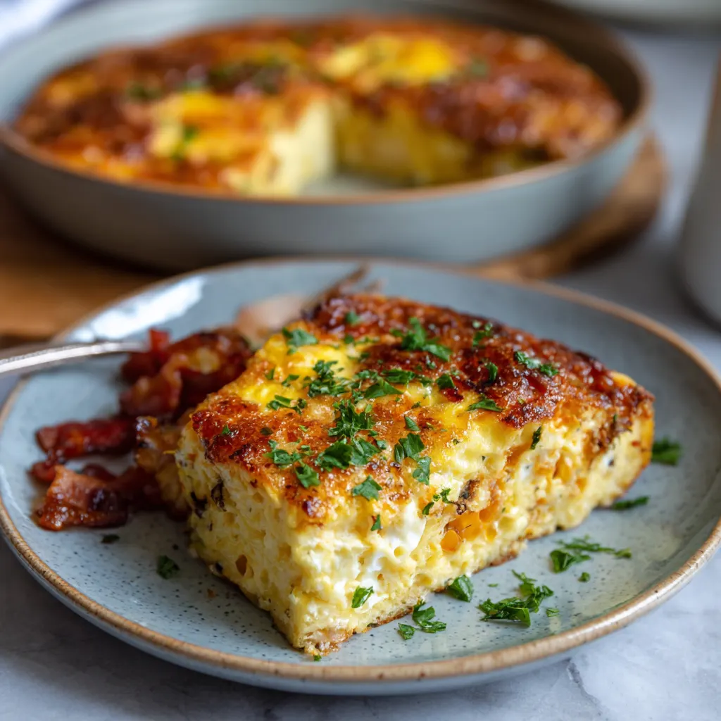 Keto-Friendly Low Carb Eggs Bake Recipe 3