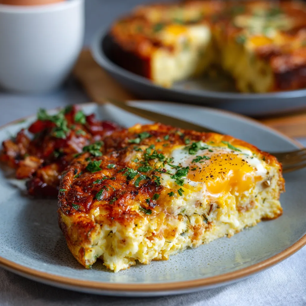Keto-Friendly Low Carb Eggs Bake Recipe 2