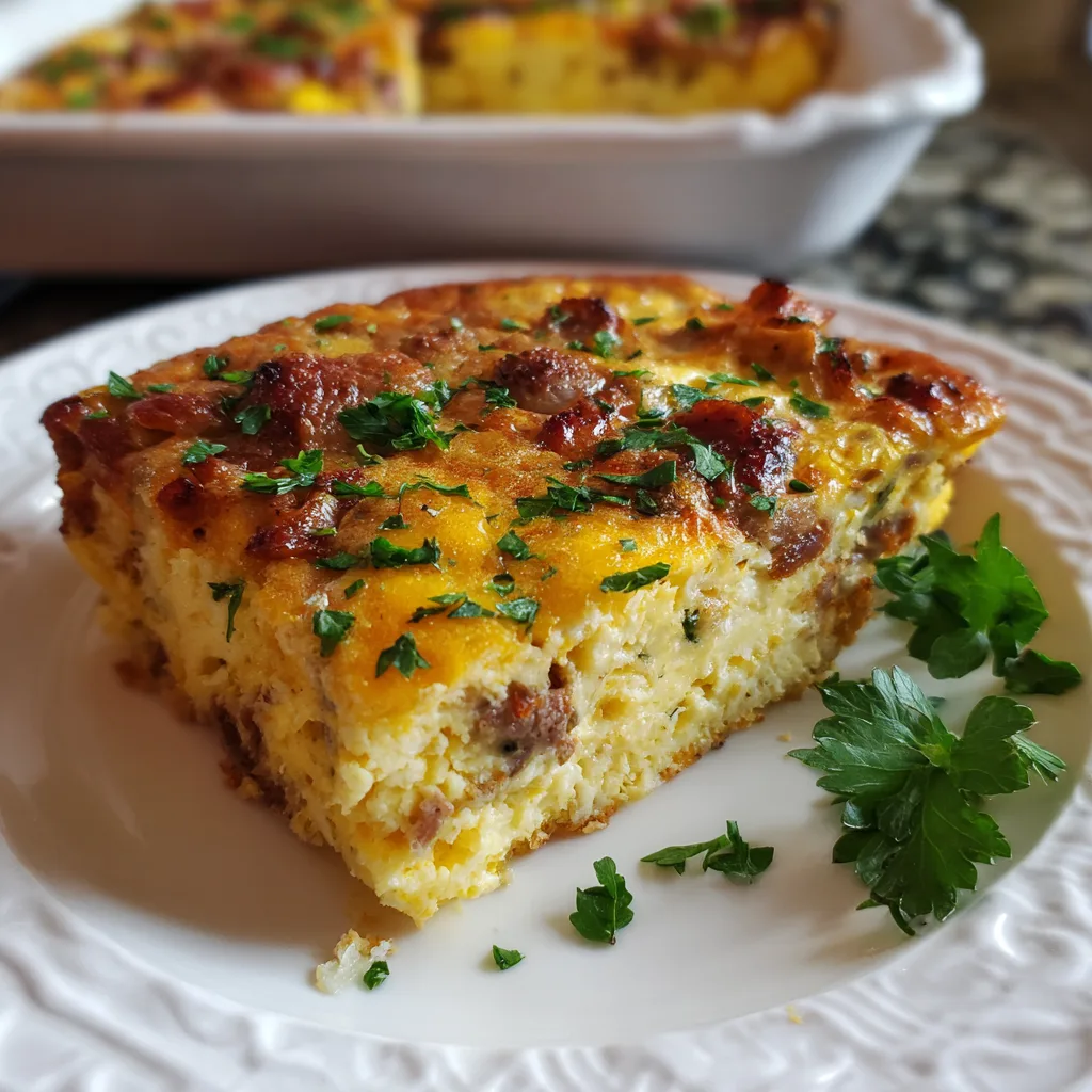 Keto-Friendly Low Carb Eggs Casserole Recipe 2