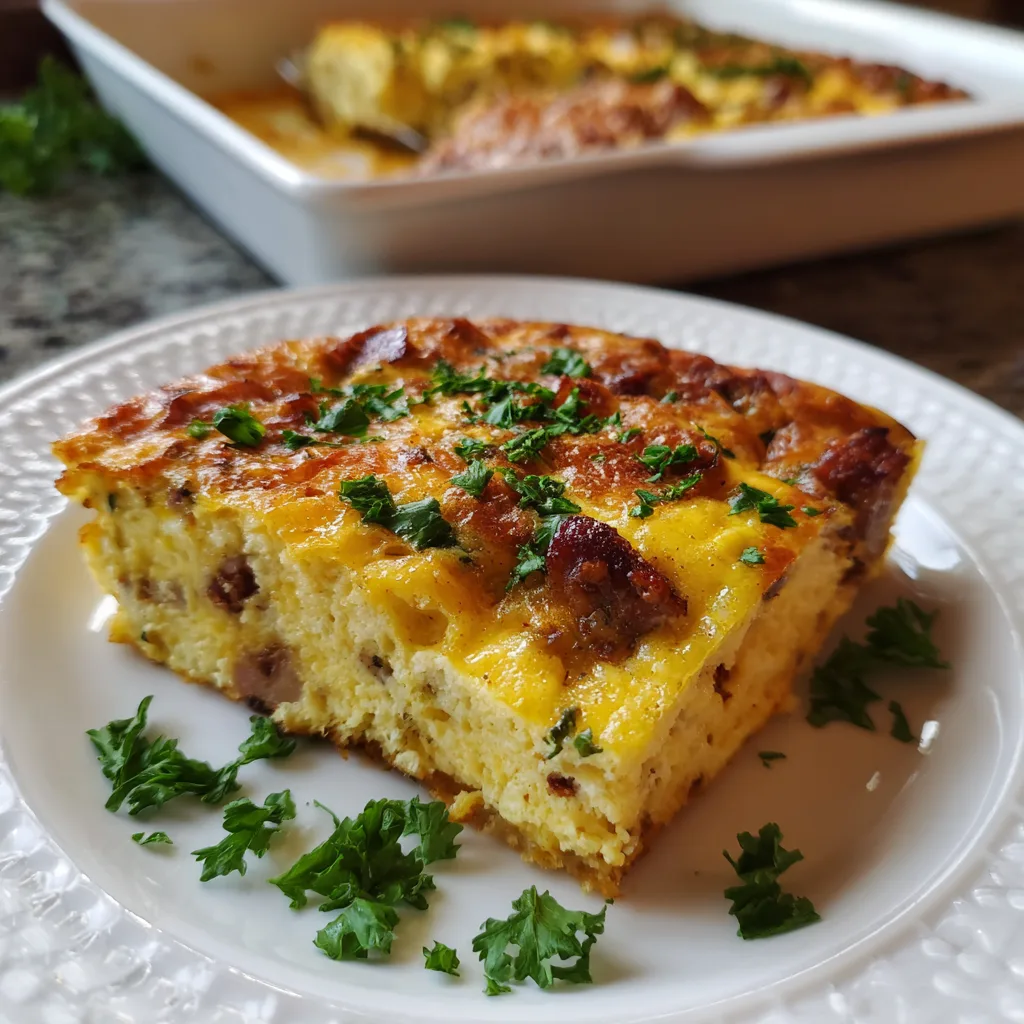 Keto-Friendly Low Carb Eggs Casserole Recipe 3