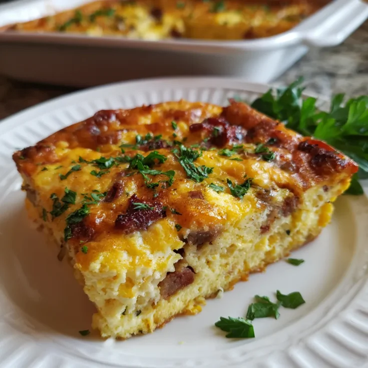Keto-Friendly Low Carb Eggs Casserole Recipe 1