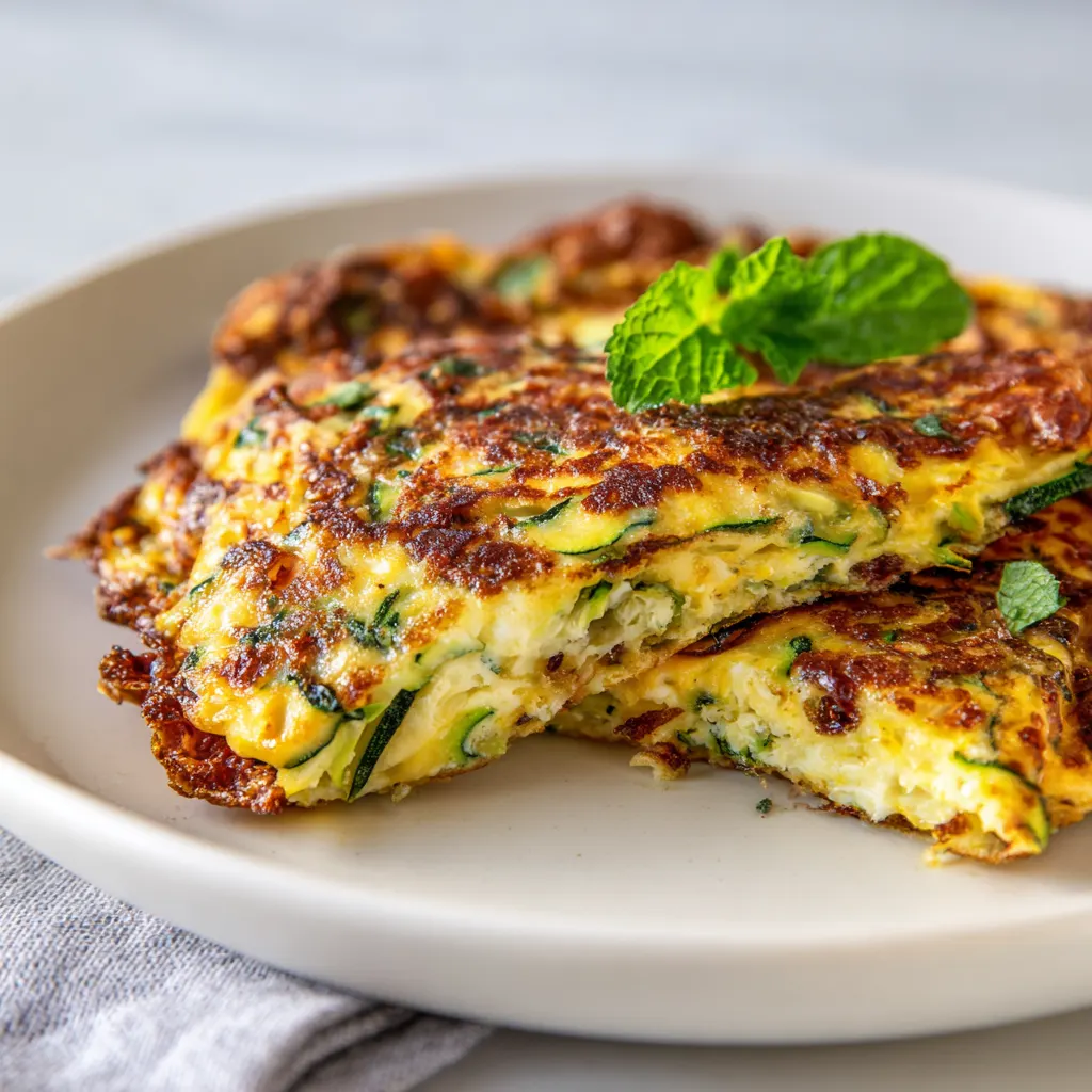 Keto Zucchini Omelette (Low Carb Breakfast Favorite!) 2