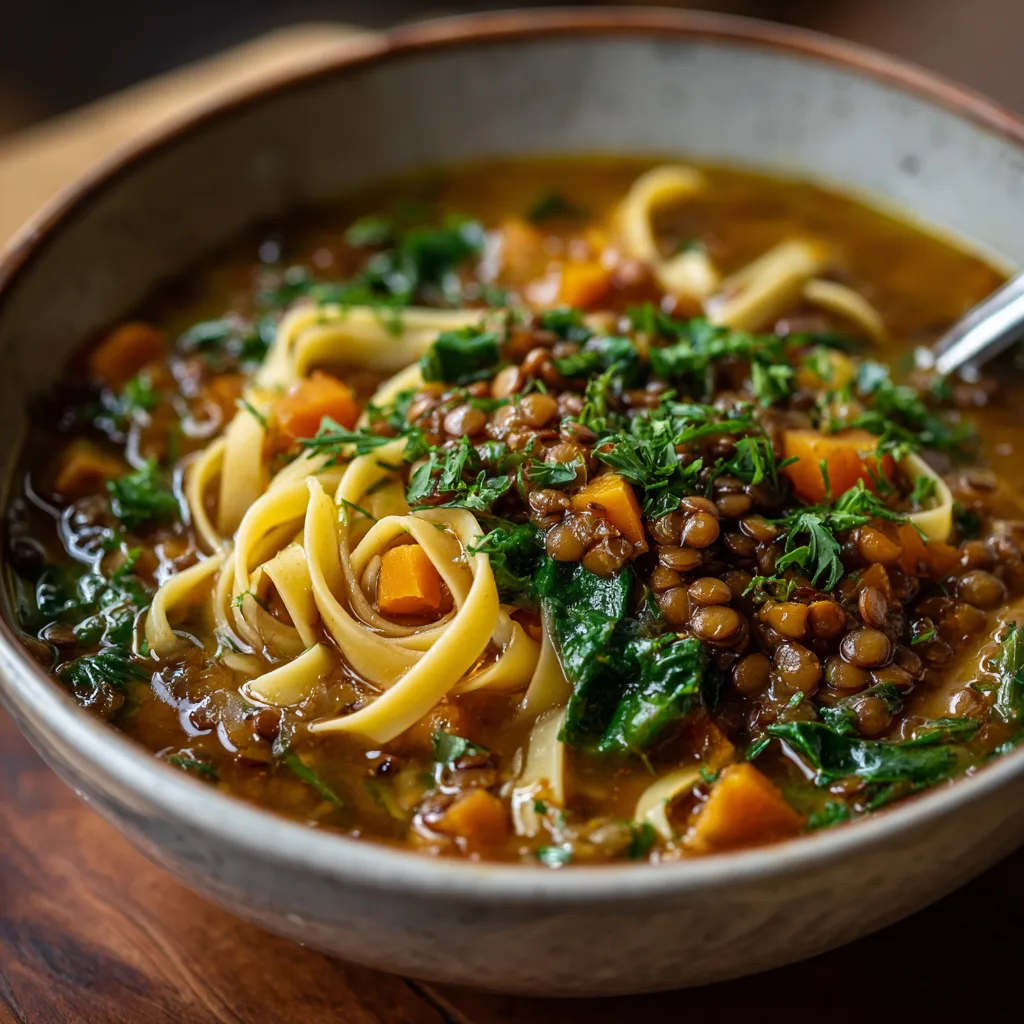 Lentil Noodle Soup 3