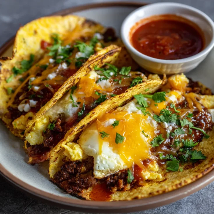 Low Carb Air Fryer Egg Tacos – Quick & Healthy Breakfast Idea