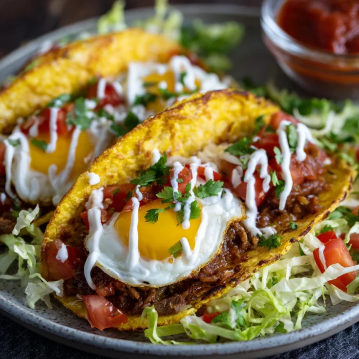Low Carb Air Fryer Eggs Tacos 3