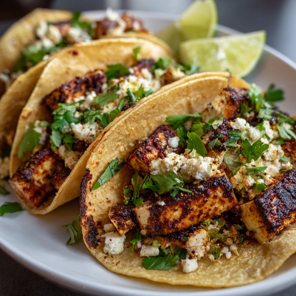 Low Carb Garlic Tofu Tacos Recipe 4