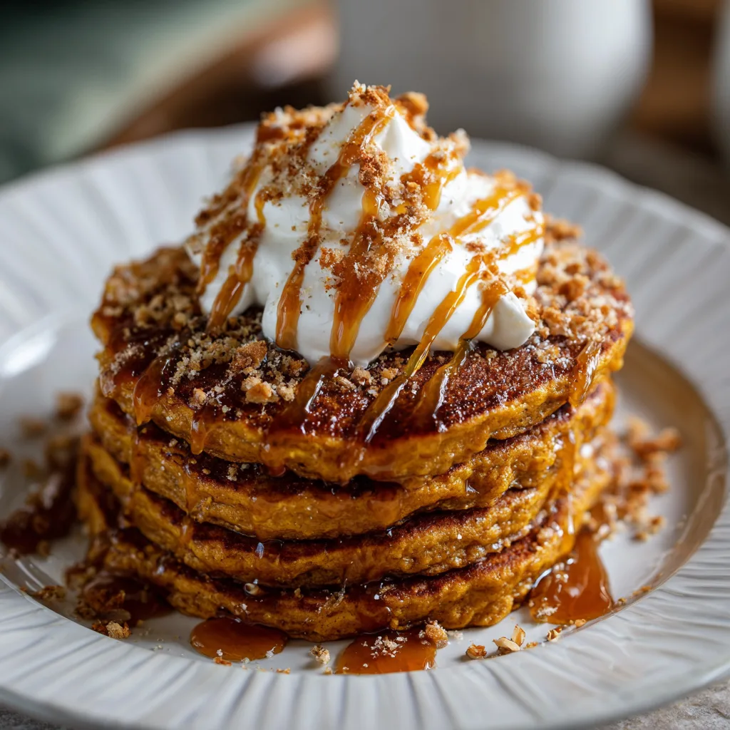 No-Bake Easy Pumpkin Pancakes 3