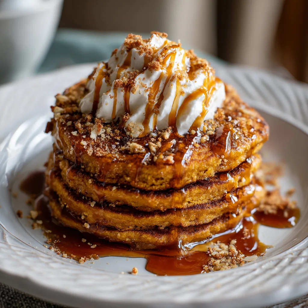 No-Bake Easy Pumpkin Pancakes 4