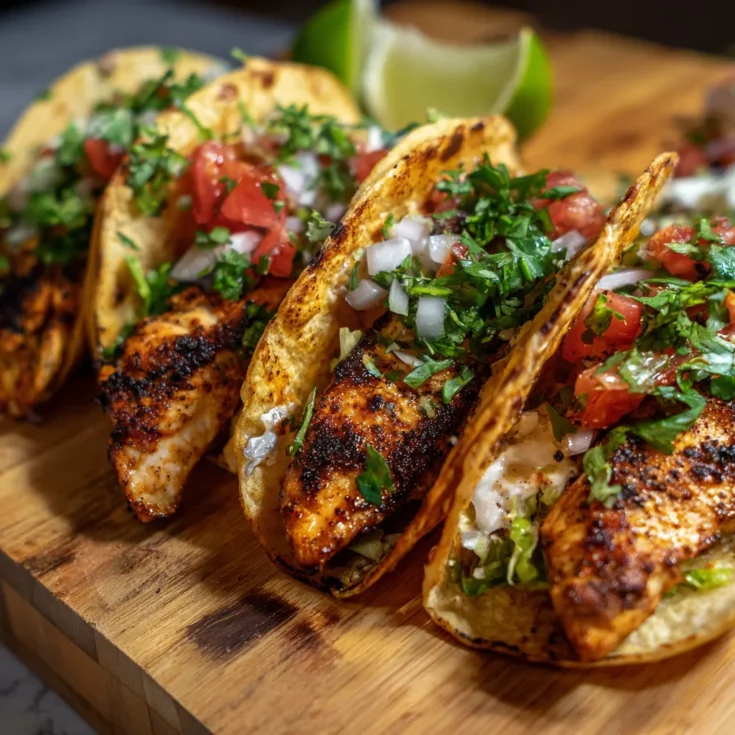 No Oil Glazed Chicken Breast Tacos 1