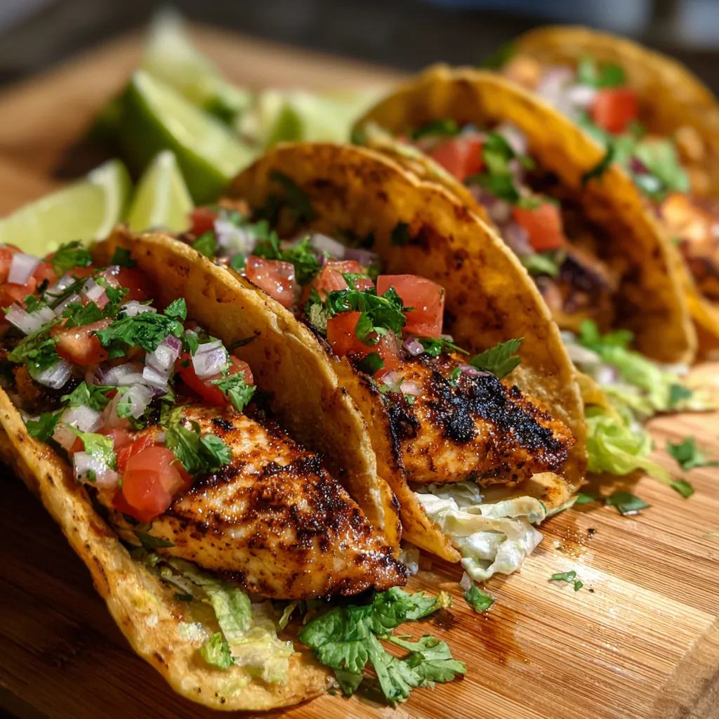 No Oil Glazed Chicken Breast Tacos 4