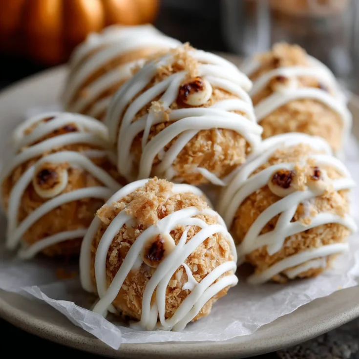No-Bake Pumpkin Mummy Truffles Kids Will Love 1