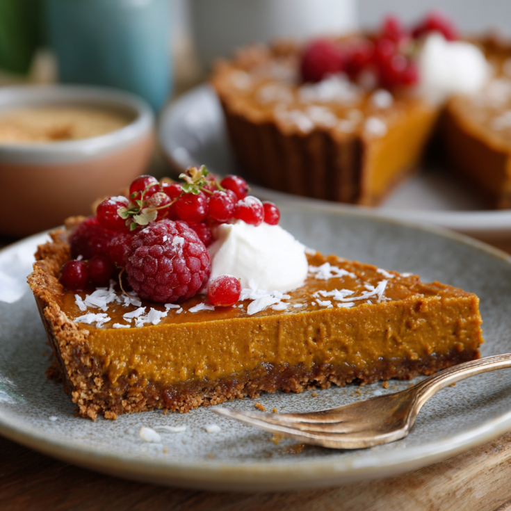Quick Healthy Pumpkin Pie 1