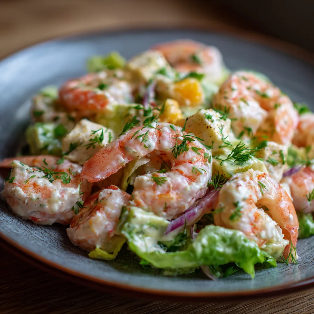 Quick Low Carb Shrimp Salad Recipe 4