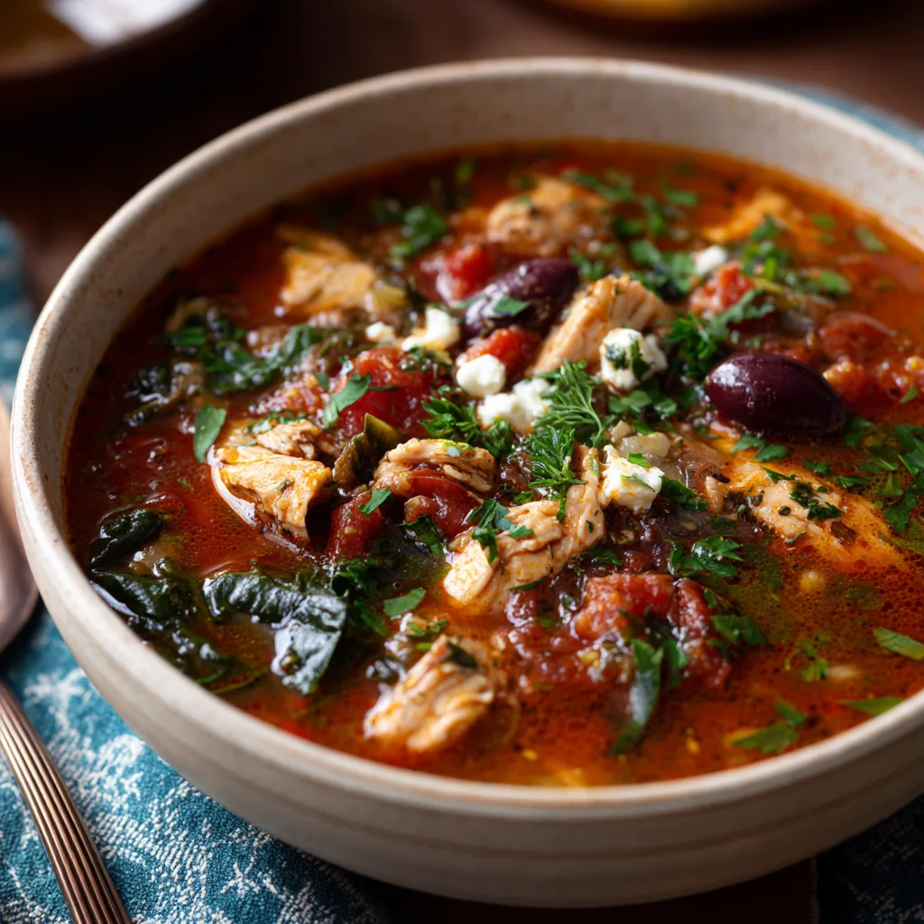 Quick Mediterranean Chicken Soup Recipe 3