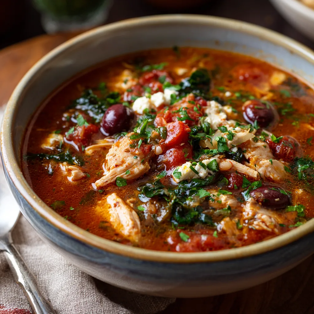 Quick Mediterranean Chicken Soup Recipe 4