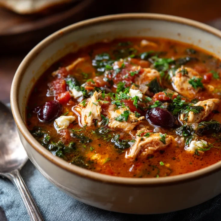 Quick Mediterranean Chicken Soup Recipe 1