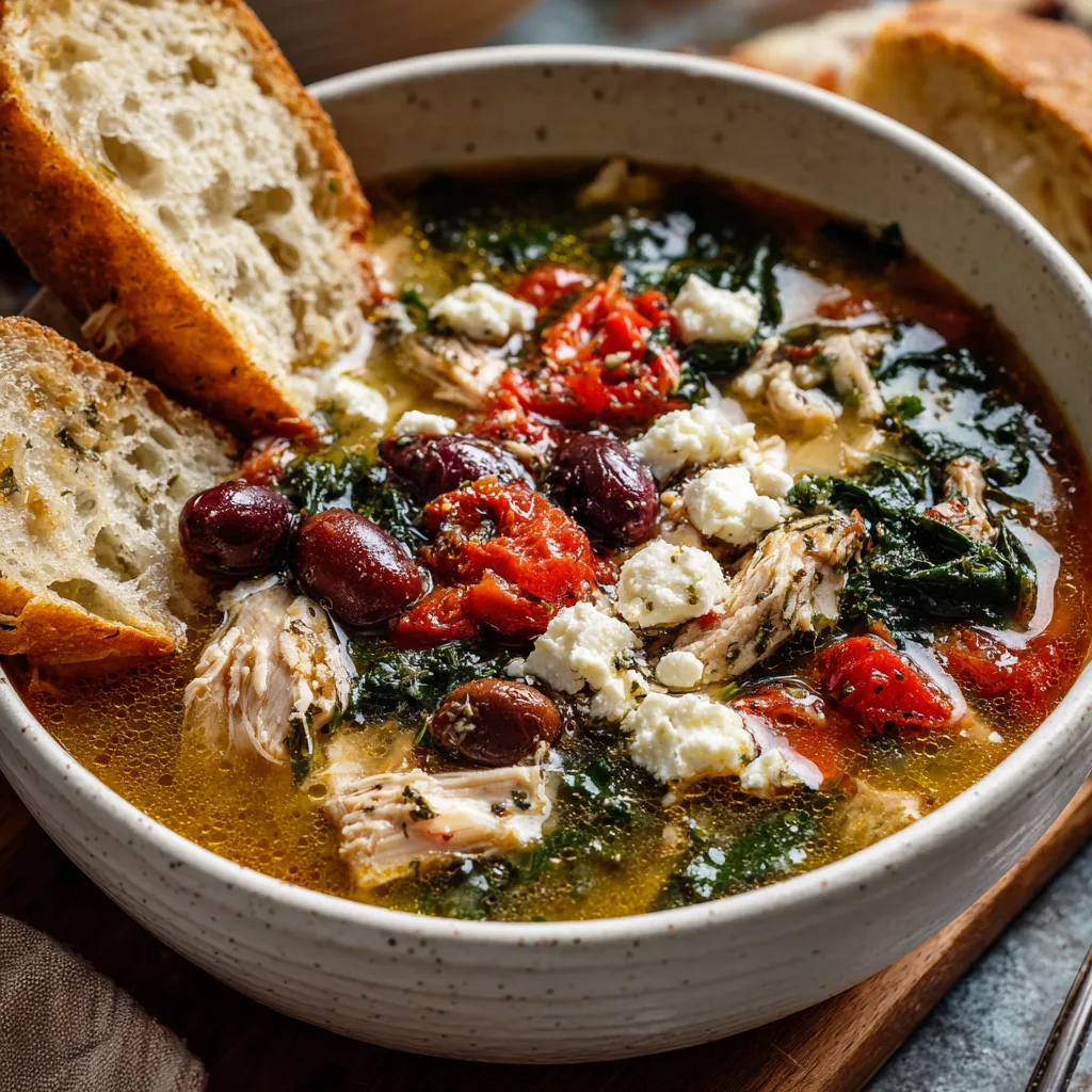 Quick Mediterranean Chicken Soup Recipe 2