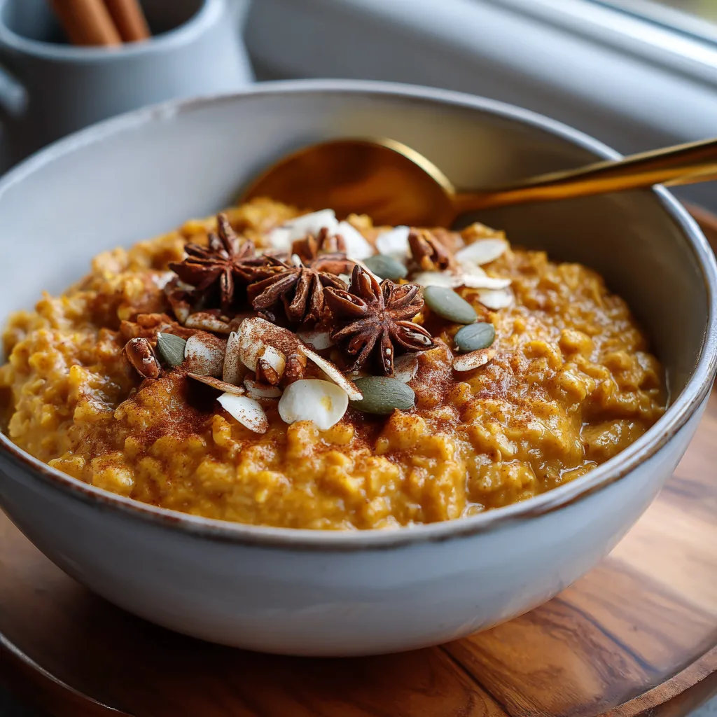 Simple Spiced Pumpkin Oatmeal Recipe 2