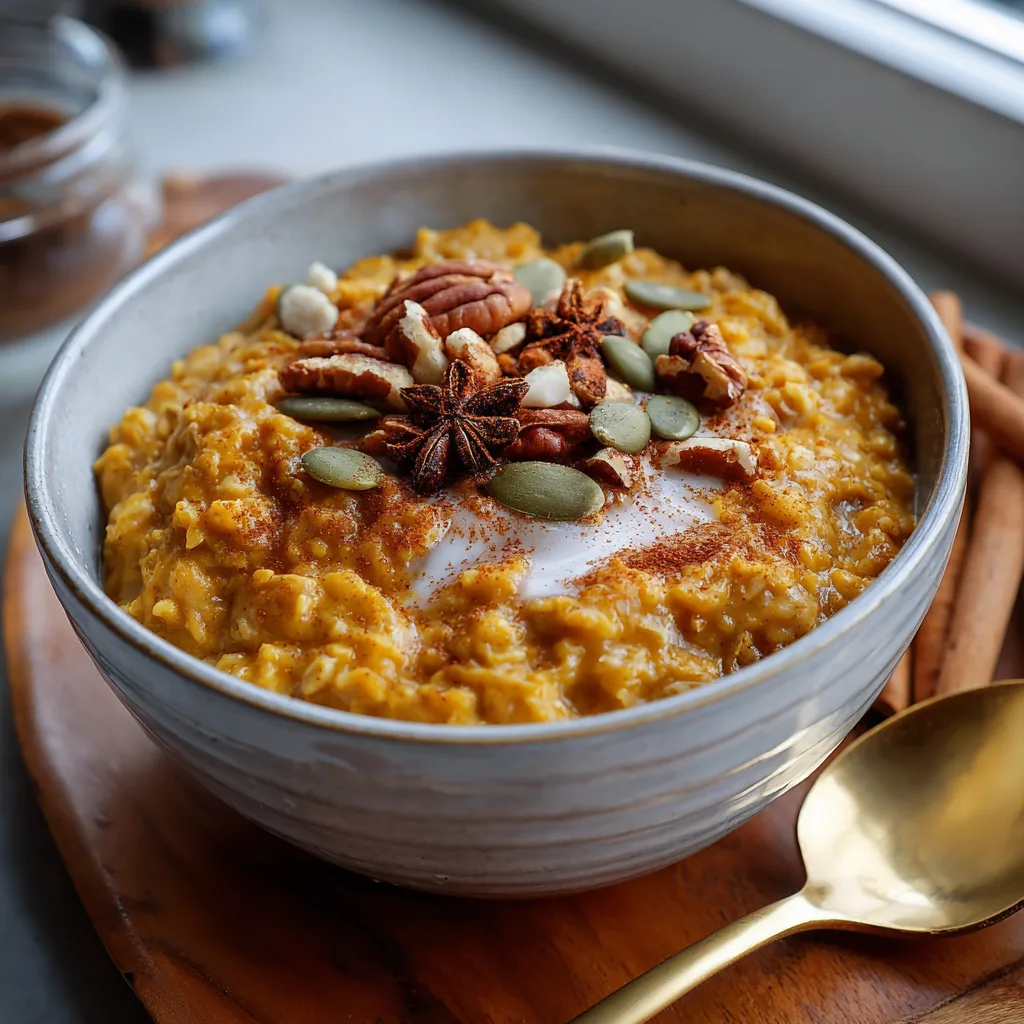 Simple Spiced Pumpkin Oatmeal Recipe 4
