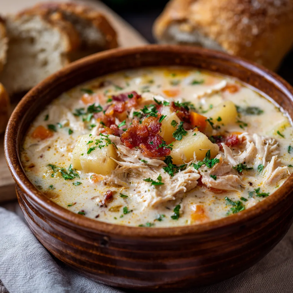 Slow Cooker Chicken Chowder A Creamy, Comforting Delight 1