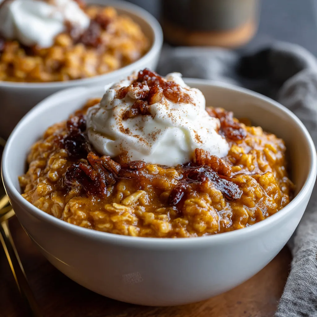 Slow Cooker Easy Pumpkin Oatmeal 4