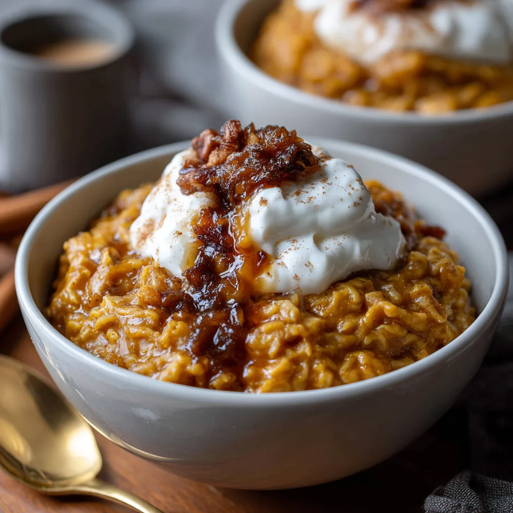 Slow Cooker Easy Pumpkin Oatmeal 2