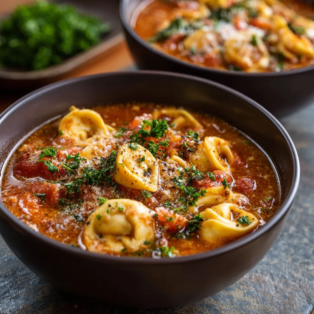 Slow Cooker Tortellini Meal Prep Soup Recipe 2