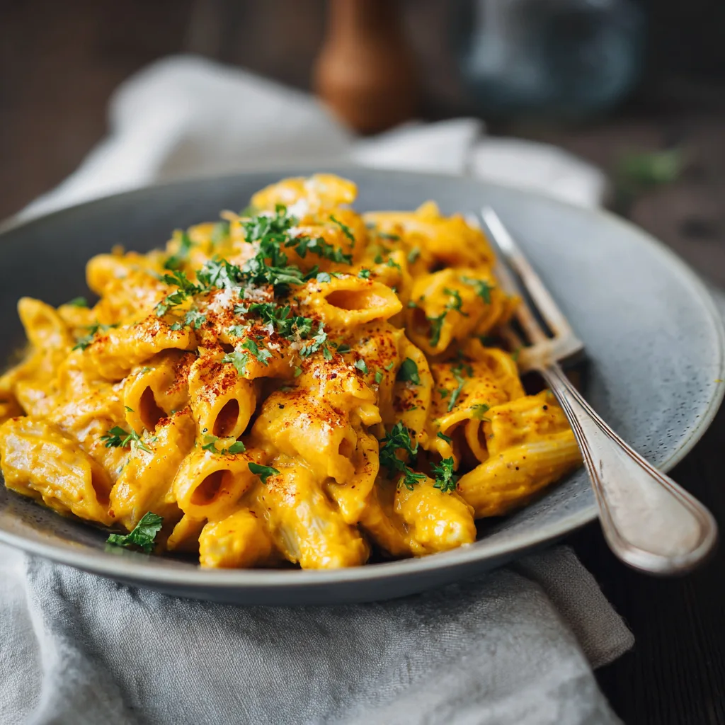 Slow Cooker Vegan Pumpkin Pasta – Creamy & Plant-Based Comfort 2