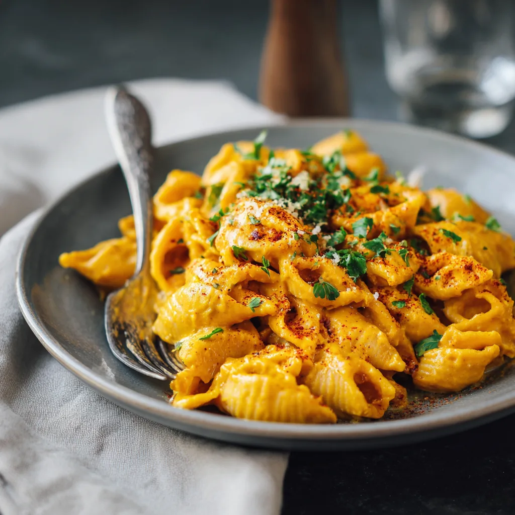 Slow Cooker Vegan Pumpkin Pasta – Creamy & Plant-Based Comfort 3