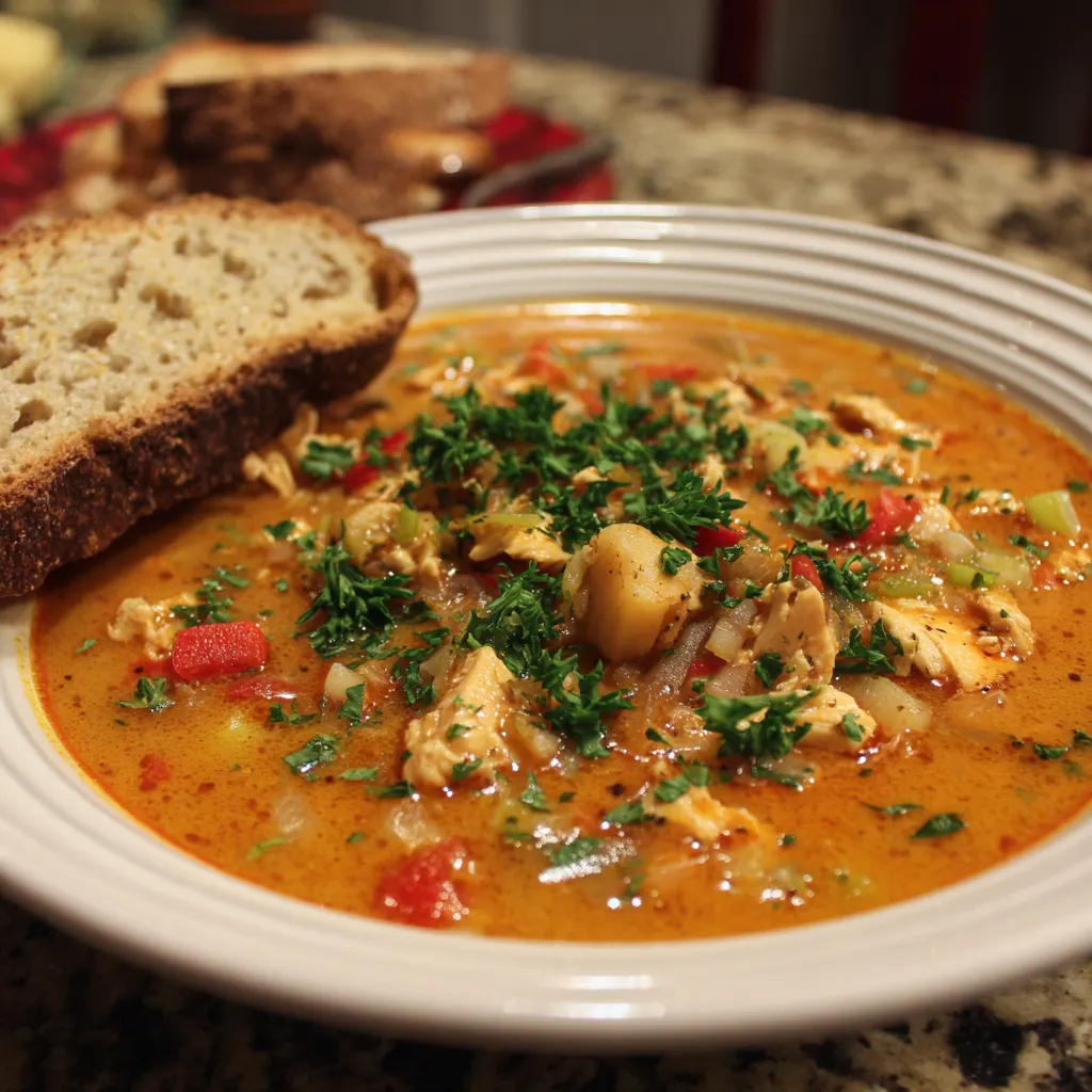 Spicy Chicken Chowder (Cozy & Flavorful!) 2