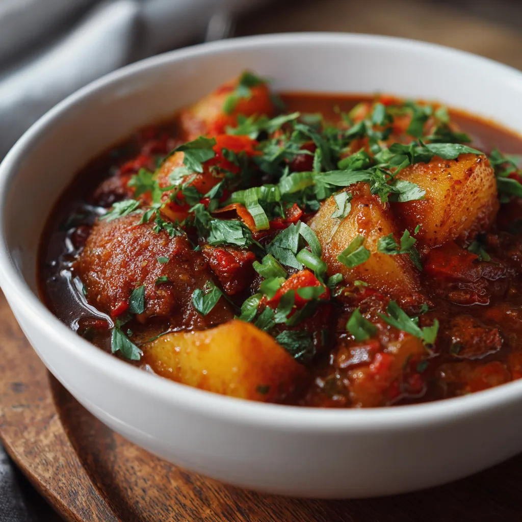 Spicy Crockpot Potatoes Stew 4