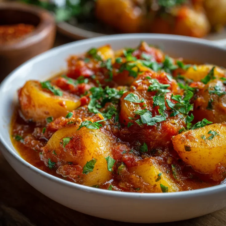 Spicy Crockpot Potatoes Stew 1