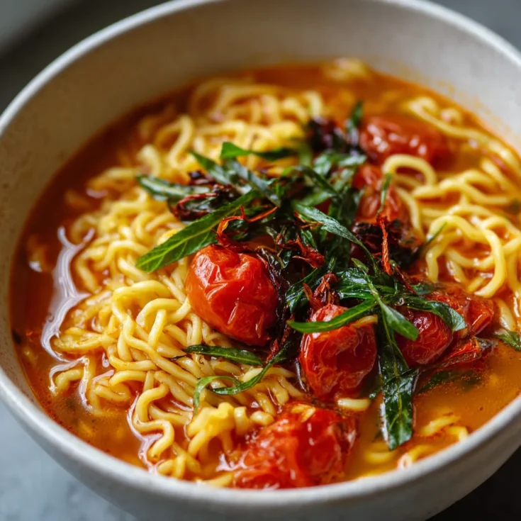 Spicy Tomato Noodle Soup Recipe 1