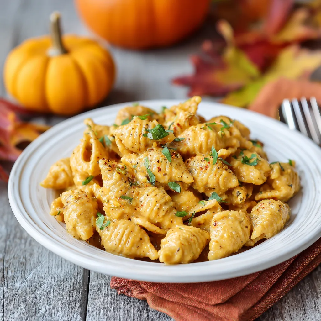 no Bake Kid-Friendly Pumpkin Pasta