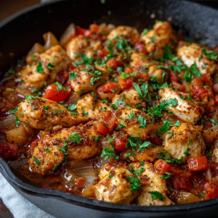 For Dinner: Low Carb Chicken Skillet – Quick, Healthy & Satisfying 1