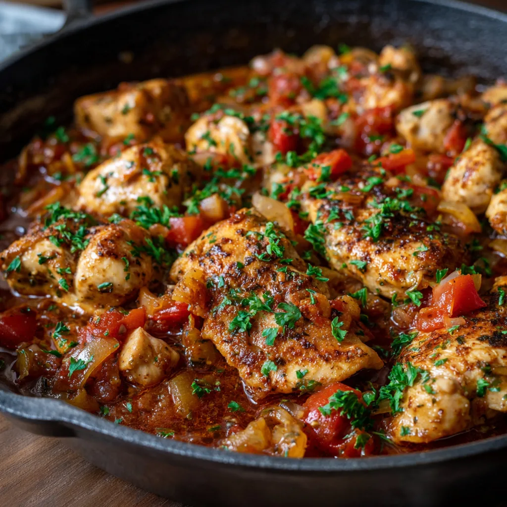 For Dinner: Low Carb Chicken Skillet – Quick, Healthy & Satisfying 2