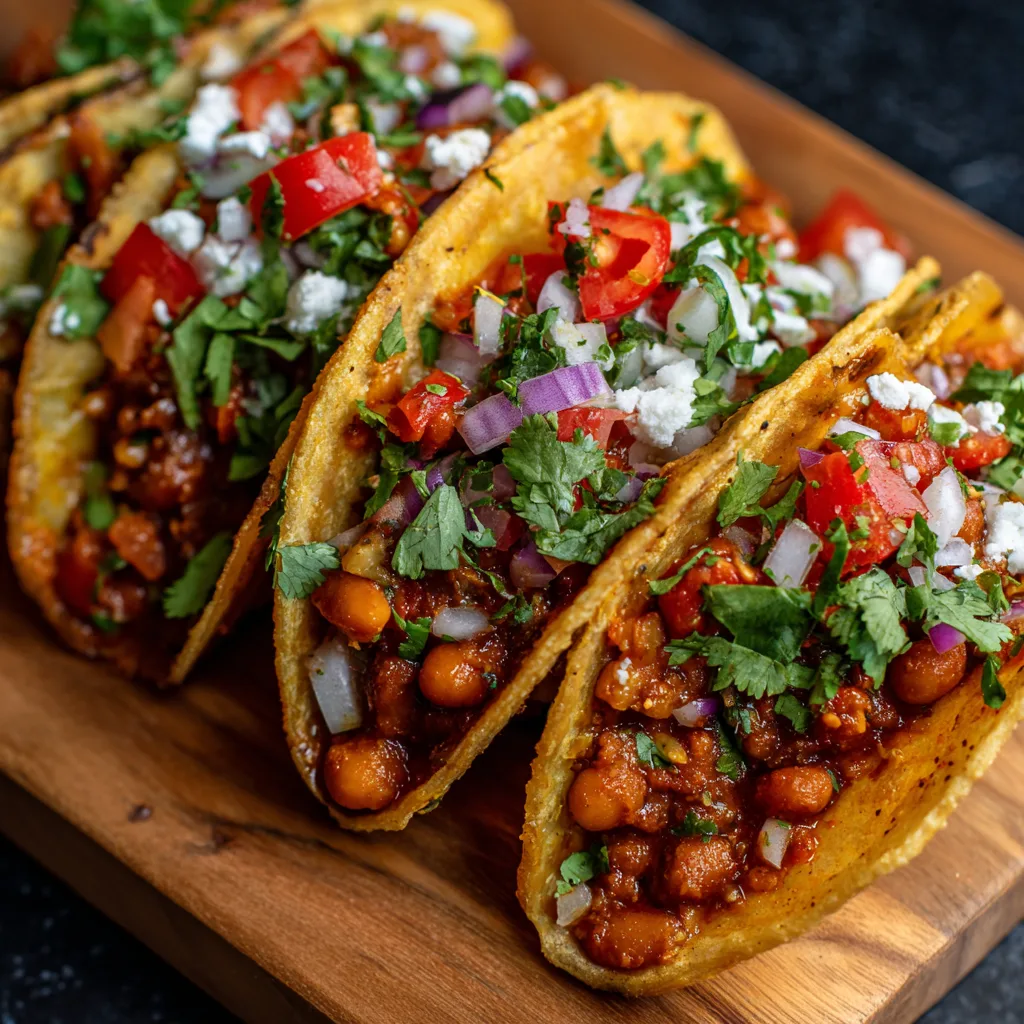 Dump and Go Crockpot Beans Tacos