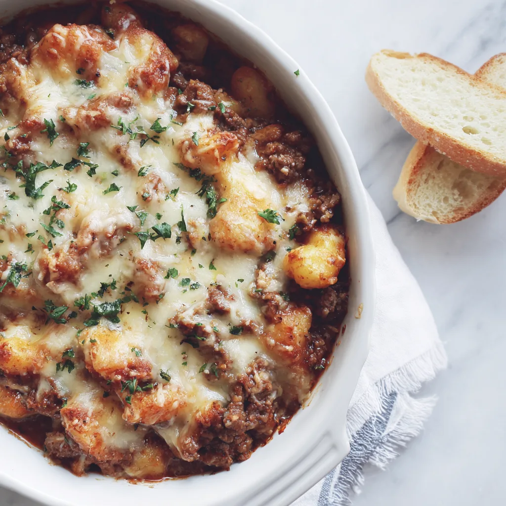 Easy Kid-Friendly Garlic Beef Casserole!
