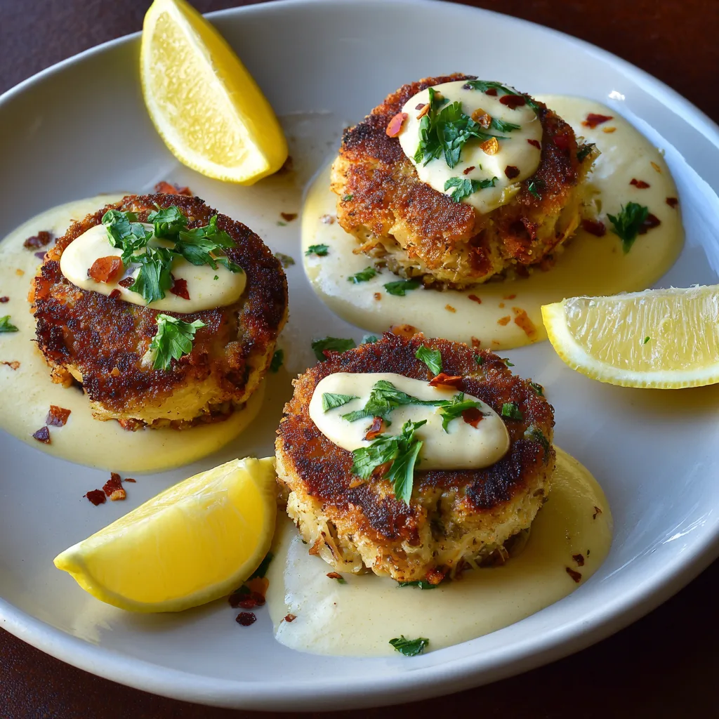 Mini Crab Cakes with Lemon Aioli for Thanksgiving