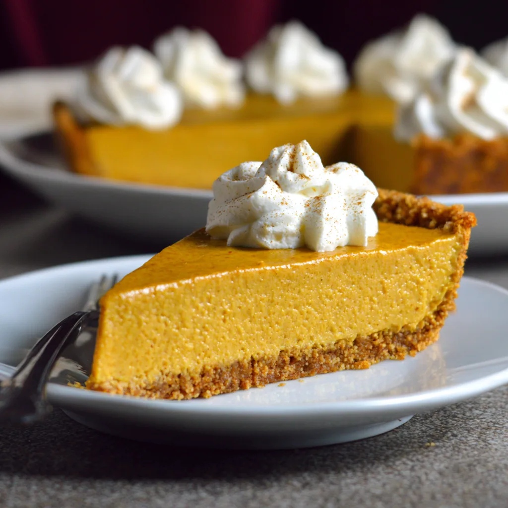 No-Bake Gluten-Free Pumpkin Pie
