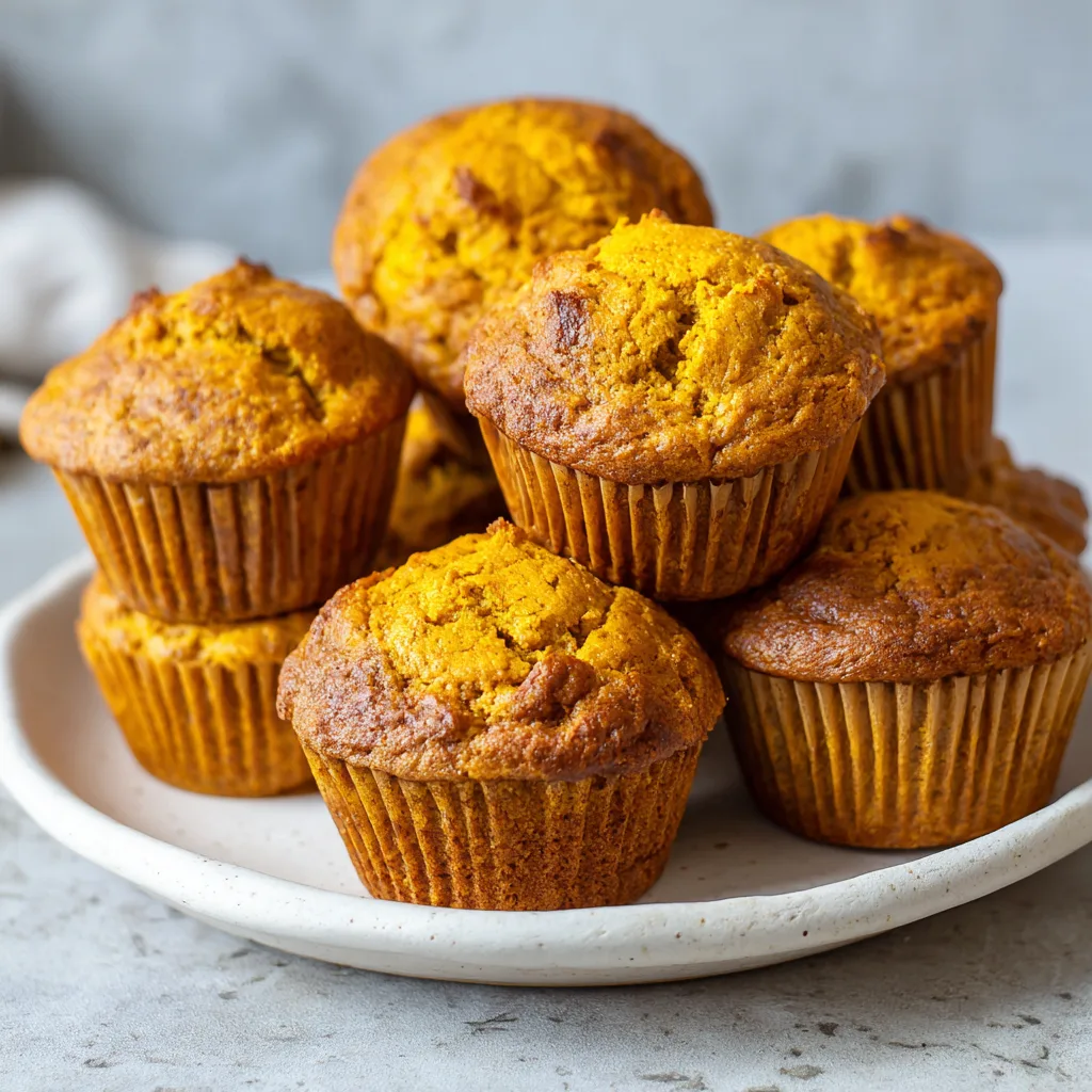 Quick Easy Pumpkin Muffins