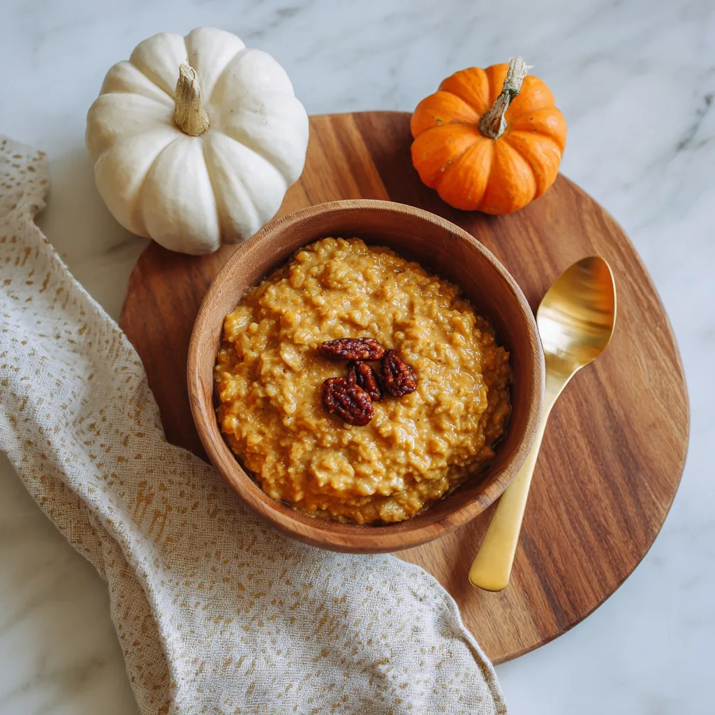 Simple Kid-Friendly Pumpkin Oatmeal