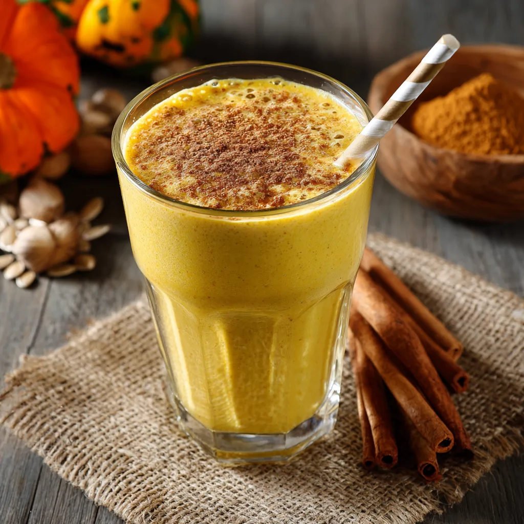 Warm Pumpkin Smoothie Kids Love