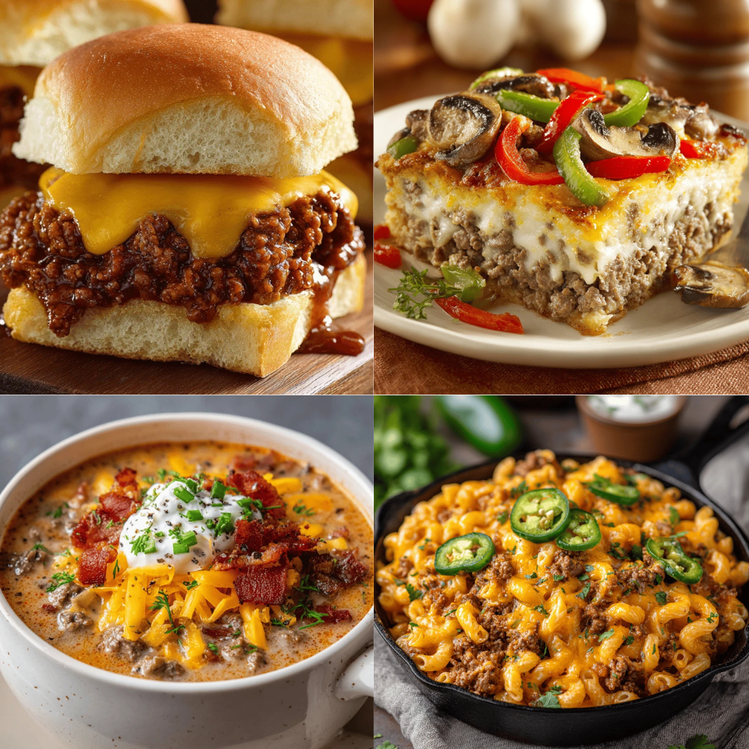 Cozy Ground Beef Comfort Meals – Easy, Cheesy & Irresistible!