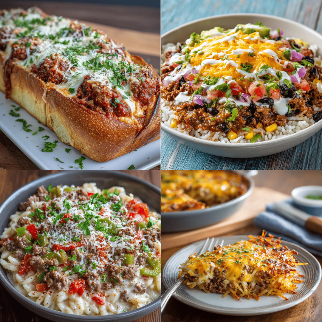 6 Cheesy Ground Beef Dinners – Quick, Comforting & Totally Addictive!