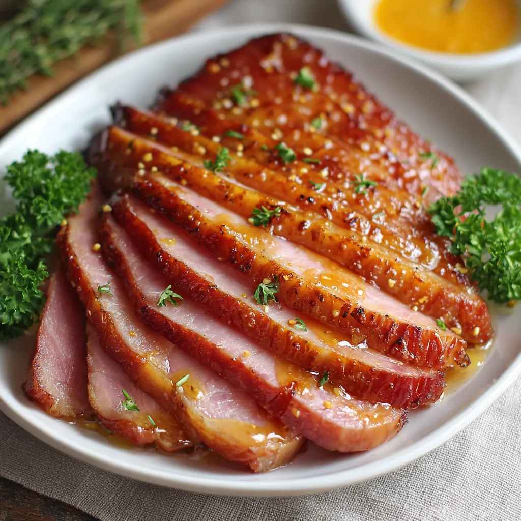 Baked Honey Ham Slices – Sweet, Juicy & So Easy