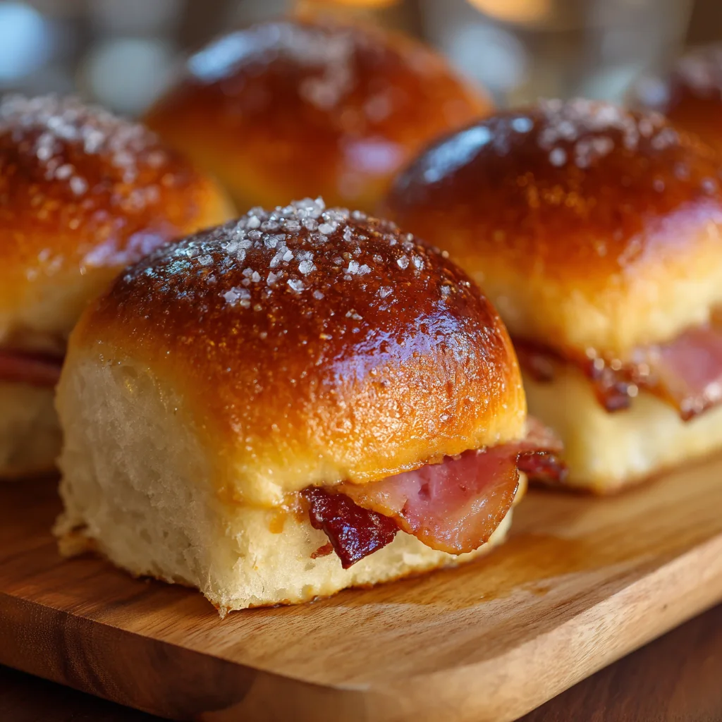 Brown Sugar Ham Dinner Rolls – Soft, Sweet & Buttery