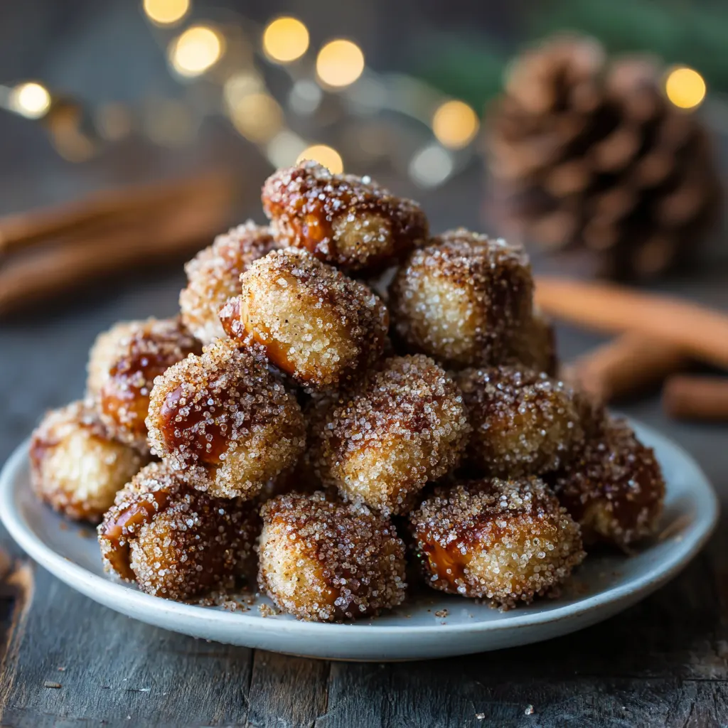 Christmas Cinnamon Sugar Pretzel Bites – Sweet & Crunchy