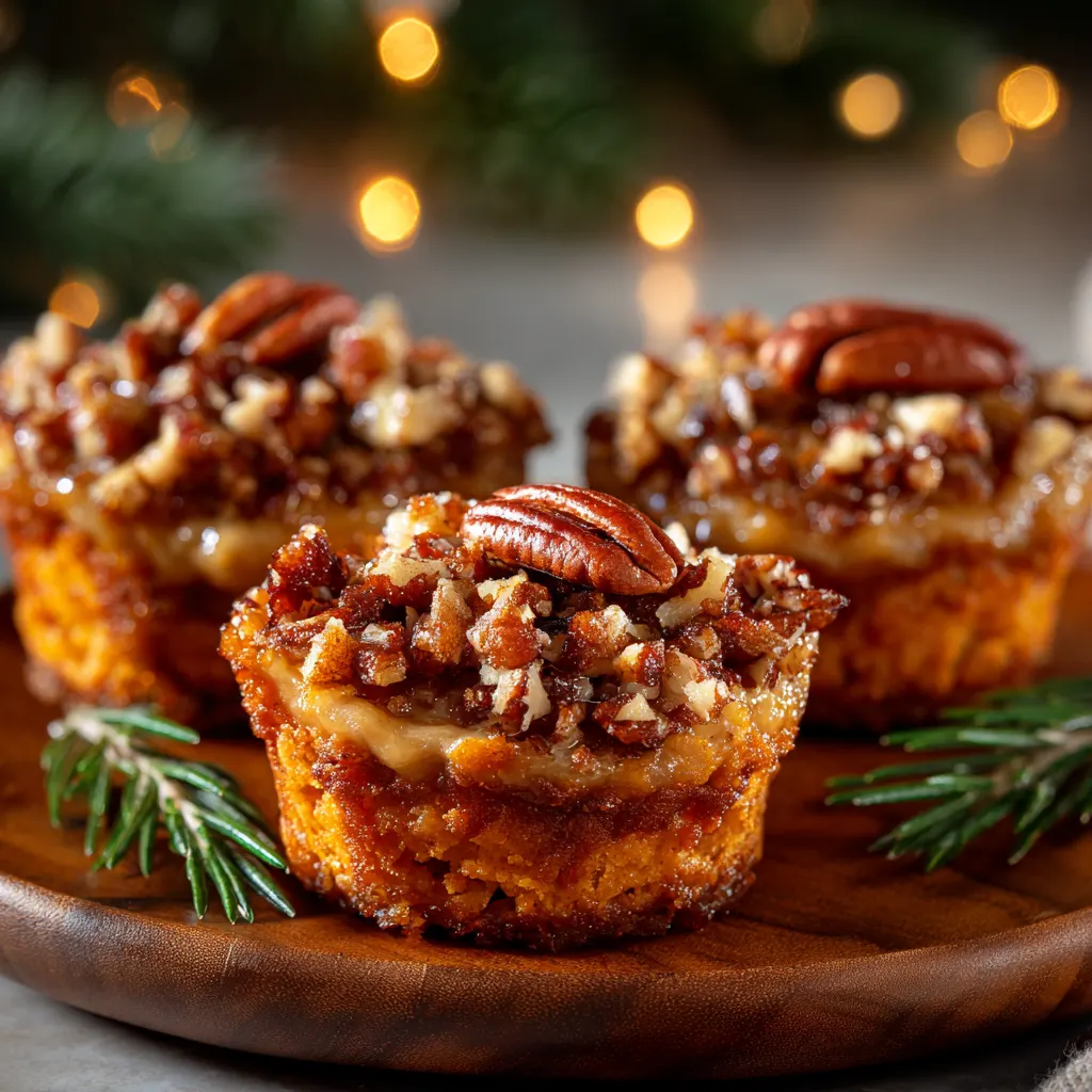 Christmas Sweet Potato Pecan Casserole Cups – Mini, Festive & Crowd-Pleasing!